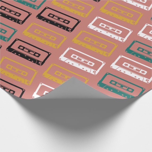 Papel De Presente Padrão de fita cassete (Ponta)