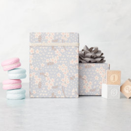 Papel De Presente Padrão de flor Não-me-esqueças