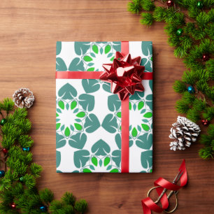 Papel De Presente Padrão De Folha, Padrão De Folhas, Folhas Verdes