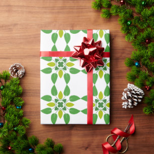 Papel De Presente Padrão de Folhas, Padrão de Folhagens, Folhas Verd