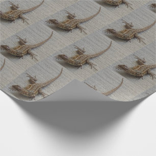 Papel De Presente Padrão de Foto de Lagarto