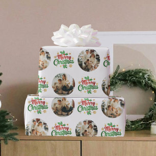 Papel De Presente Padrão de Foto Moderno da Tipografia de Felry Chri