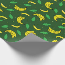 Padrão de Frutas Tropicais Amarelo de Banana Summe