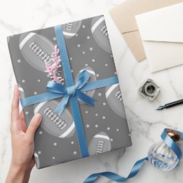 Papel De Presente Padrão de futebol