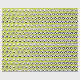 Papel De Presente padrão de futebol