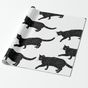 Papel De Presente Padrão de gato
