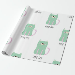 Papel De Presente Padrão de gato