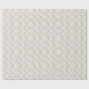 Papel De Presente Padrão de Gatos Fofos & Cupcakes - Arte de Gatinho