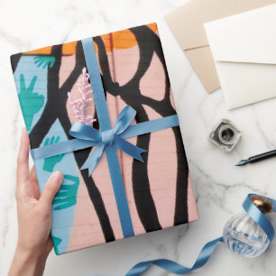 Papel De Presente Padrão de grafite