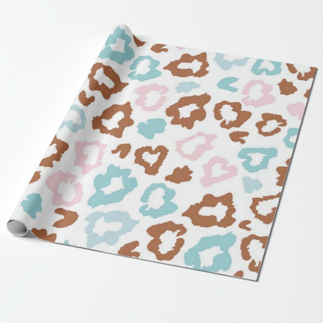 Papel De Presente Padrão de impressão animal (Desenrolado)