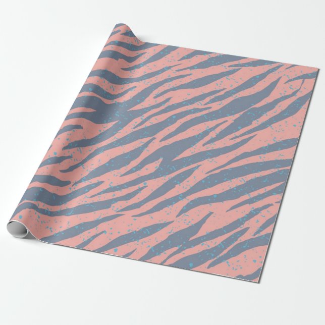 Papel De Presente Padrão de impressão animal (Desenrolado)