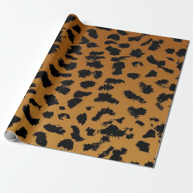 Papel De Presente Padrão de impressão animal (Desenrolado)