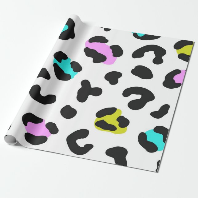 Papel De Presente Padrão de impressão animal (Desenrolado)