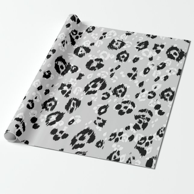 Papel De Presente Padrão de impressão animal (Desenrolado)