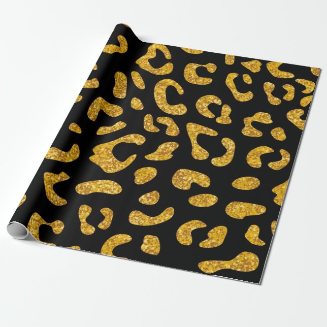 Papel De Presente Padrão de impressão animal (Desenrolado)
