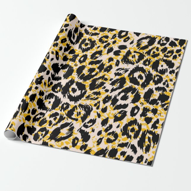 Papel De Presente Padrão de impressão animal (Desenrolado)