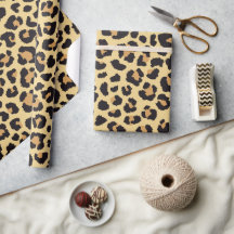 Padrão de Impressão de Animais Leopardo de Selvage