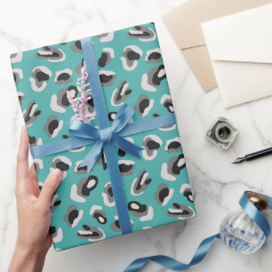 Papel De Presente Padrão de impressão de animal leopardo