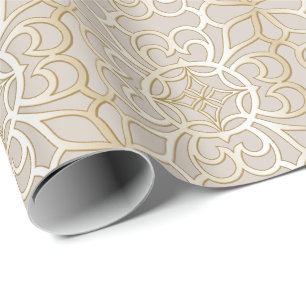 Papel De Presente Padrão de Impressão Jacquard
