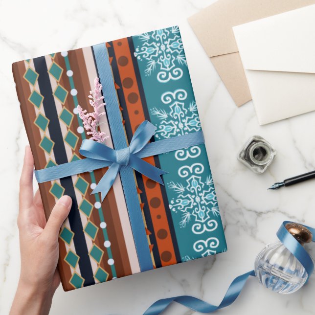 Papel De Presente Padrão de inverno Cozy (Presentear)