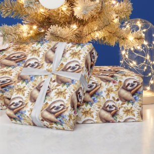 Papel De Presente Padrão de Lama de Corte de Vintage