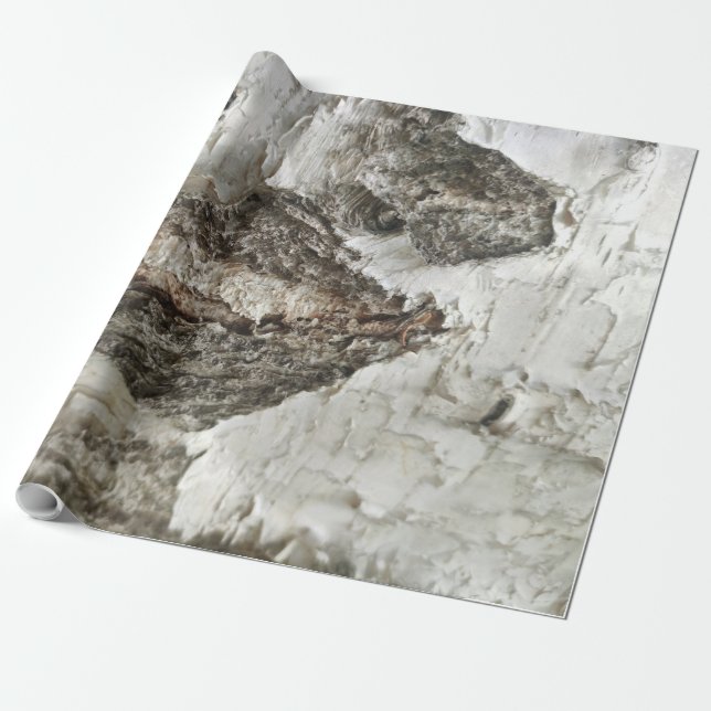 Papel De Presente Padrão de latido de aves (Desenrolado)