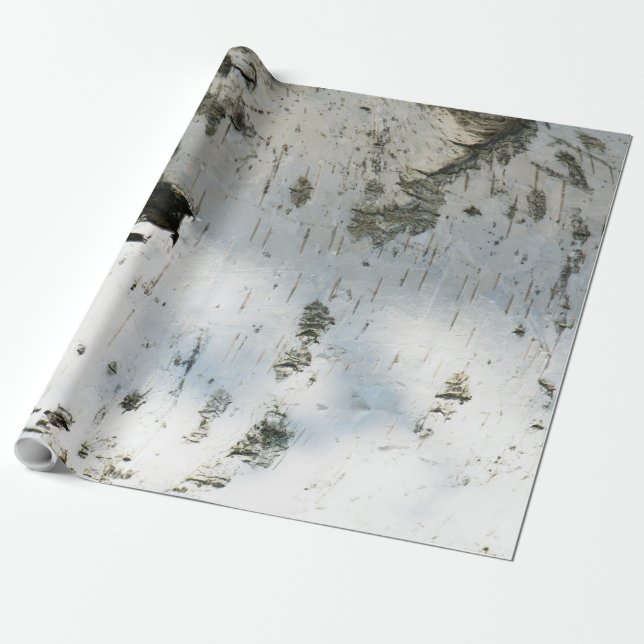 Papel De Presente Padrão de latido de aves (Desenrolado)