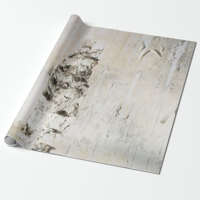 Papel De Presente Padrão de latido de aves (Desenrolado)
