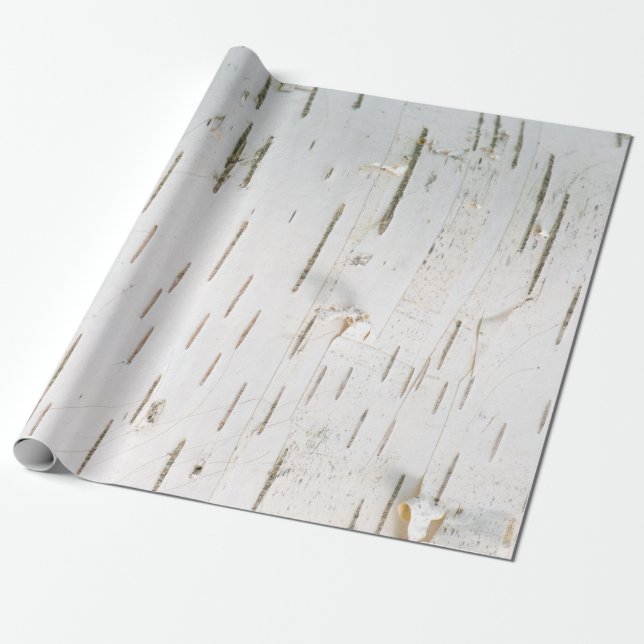 Papel De Presente Padrão de latido de aves (Desenrolado)