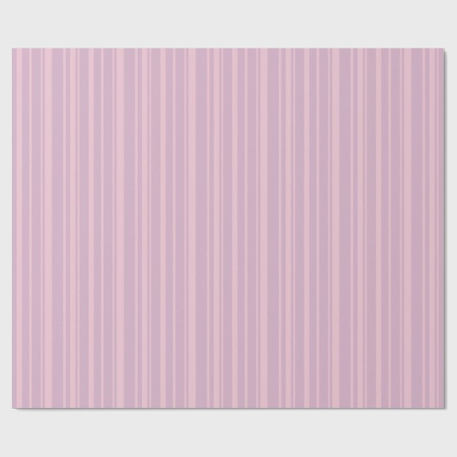 Papel De Presente Padrão de Linha Roxa e Rosa (Aberto)