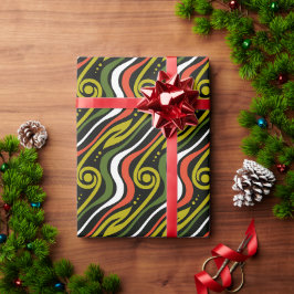 Papel De Presente padrão de listras