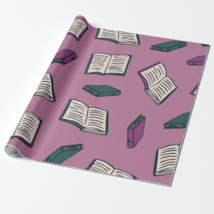 Papel De Presente Padrão de livro