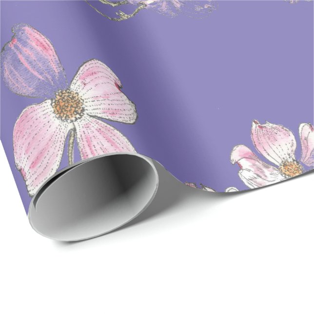 Papel De Presente Padrão de madeira no papel de enrolamento (Ponta do rolo)