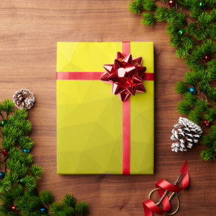 Papel De Presente Padrão de malha geométrica do gradiente ombre amar