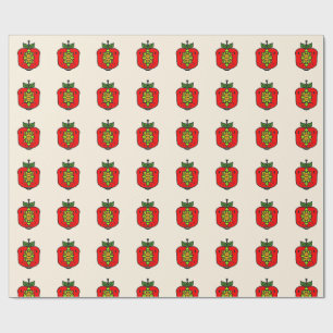 Papel De Presente Padrão de Mandala Floral