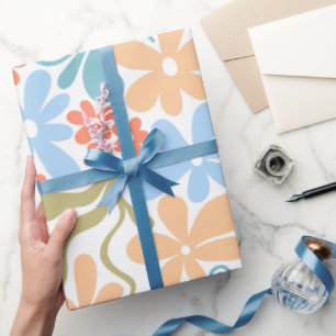 Papel De Presente Padrão de Margaridas de Matisse