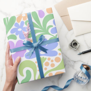 Papel De Presente Padrão de Margaridas de Matisse 