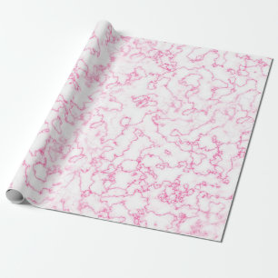 Papel De Presente Padrão de mármore rosa