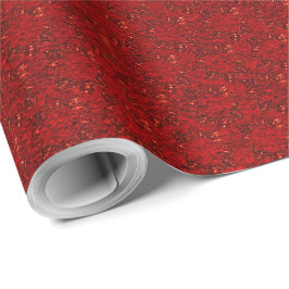 Papel De Presente Padrão de mármore vermelho