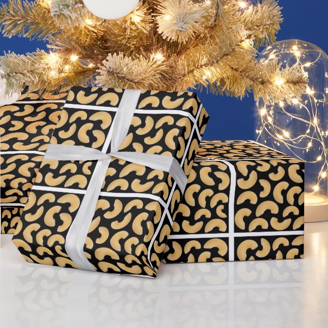 Papel De Presente Padrão de massa macarrônica (Feriados)