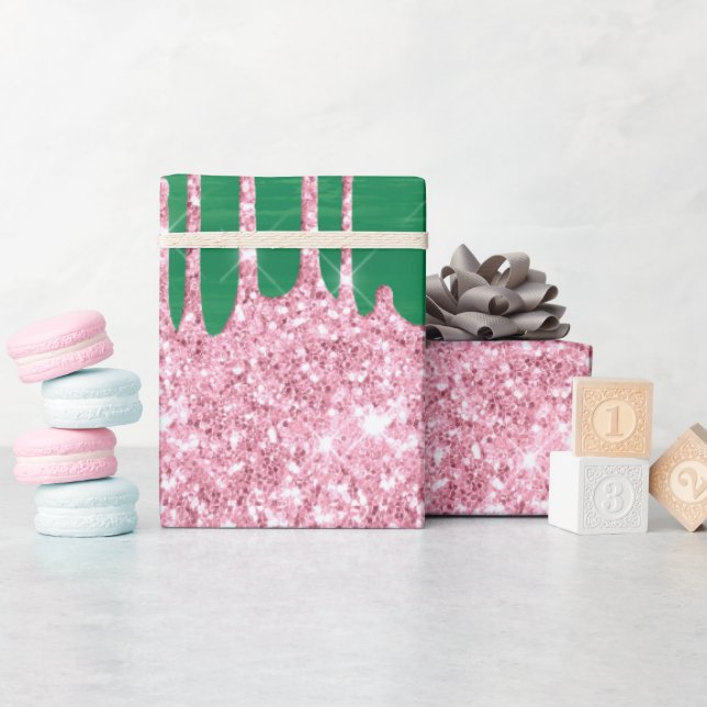 Papel De Presente Padrão de melancia (Chá de bebê)