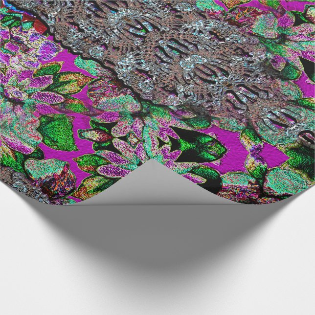 Papel De Presente Padrão de Menina Bonito Madi Grande (Ponta)