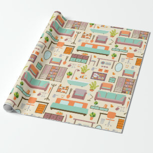 Papel De Presente Padrão de Mobilidade