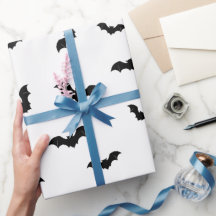 Padrão de Morcego de Halloween Assustador