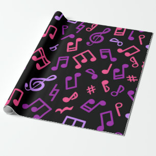 Papel De Presente Padrão de música