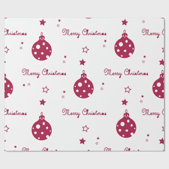 Papel De Presente Padrão de Natal  (Aberto)