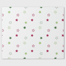Papel De Presente Padrão de Natal 