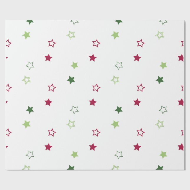Papel De Presente Padrão de Natal  (Aberto)