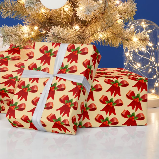 Papel De Presente Padrão de Natal (Feriados)