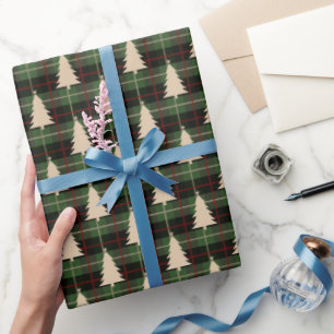 Papel De Presente Padrão de Natal Cozy